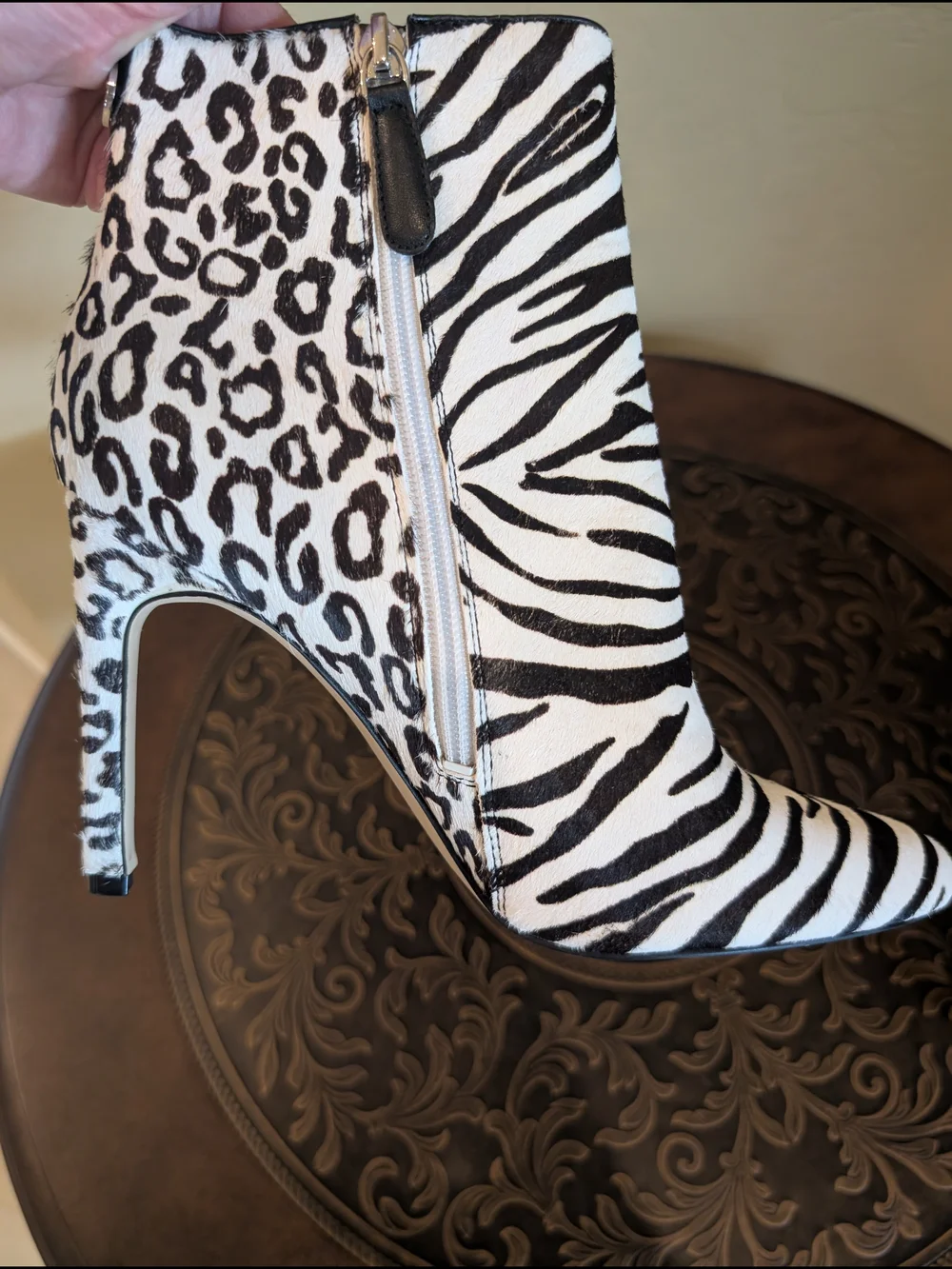 Guess Tabare Animal-Print Ankle Booties - Picture 8 of 13